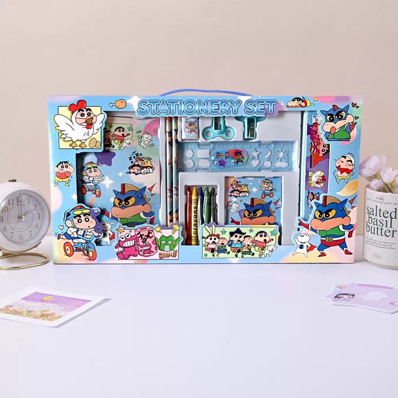 Ideal Stationery & Office Supply - Set Alat Tulis Kartun Lucu Crayon