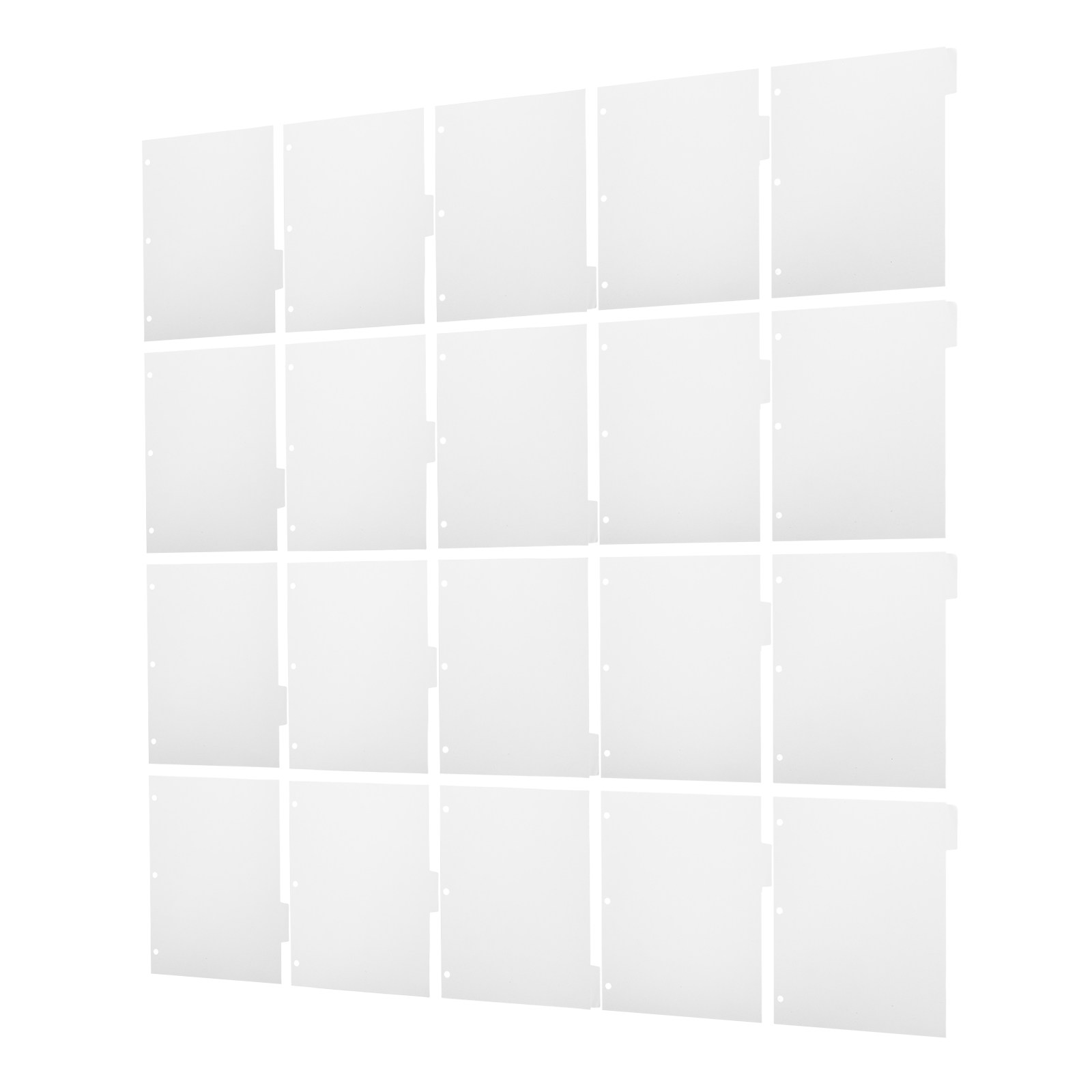 Index Tab Divider - 4 Set Pembatas Halaman Kosong 11x9