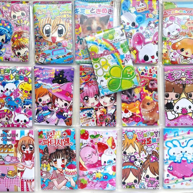 Memo Pad Sticky - 20 Buah/Pak Stiker Gadis Anime Retro