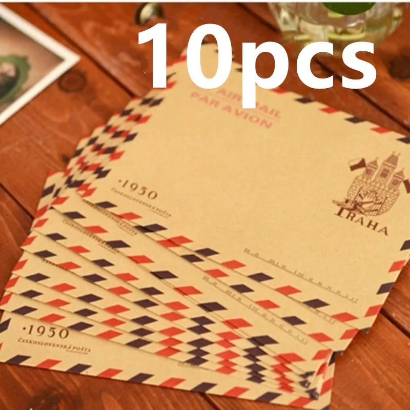 Letter Envelope Kraft - 10 buah 9.7*7.5cm Retro populer surat