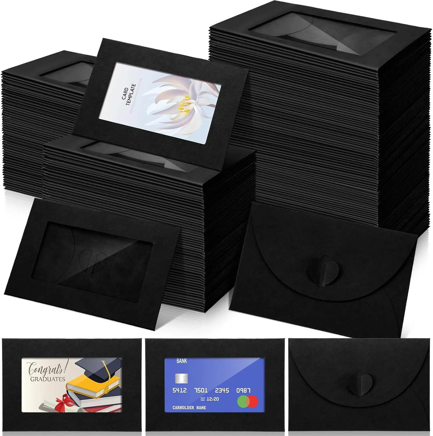 Letter Envelope Kraft - 50 Buah/Lot 10.5X7Cm Amplop Kartu Pos