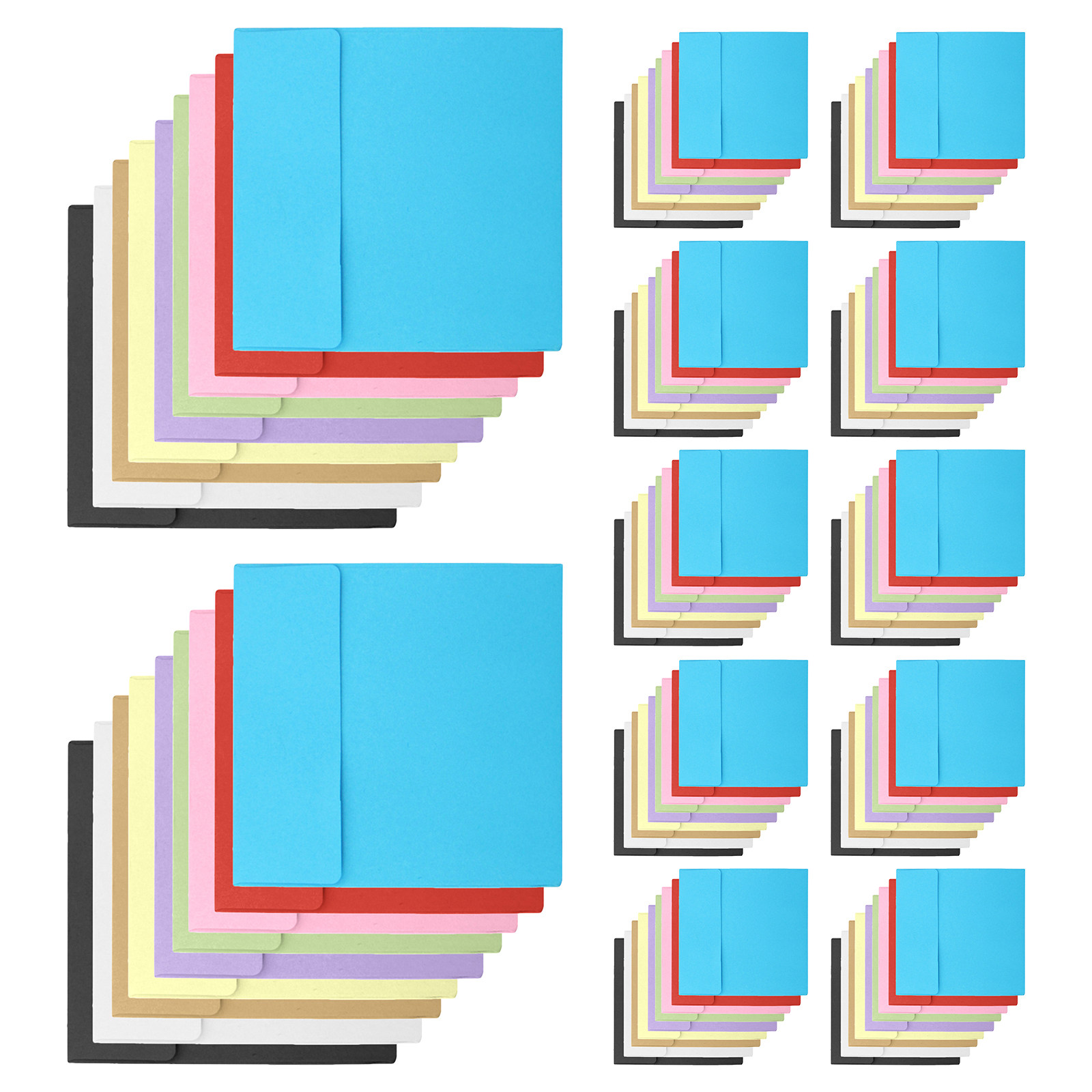 Letter Envelope Kraft - 100 Buah Amplop Kraft Kosong 10X10Cm