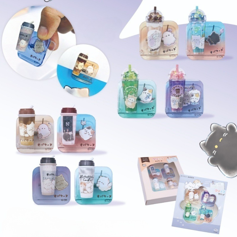 Is Stationery Office Supply - Klip Kertas Kartun, Klip Binder Portabel