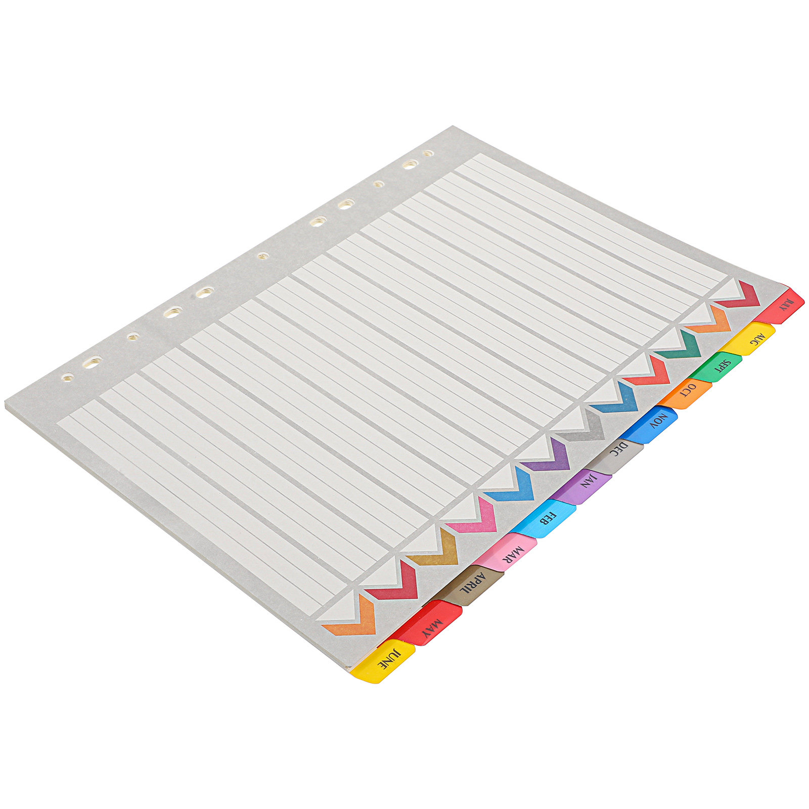 12 Lembar Pembatas Binder yang - Index Tab Divider ulasan dan harga