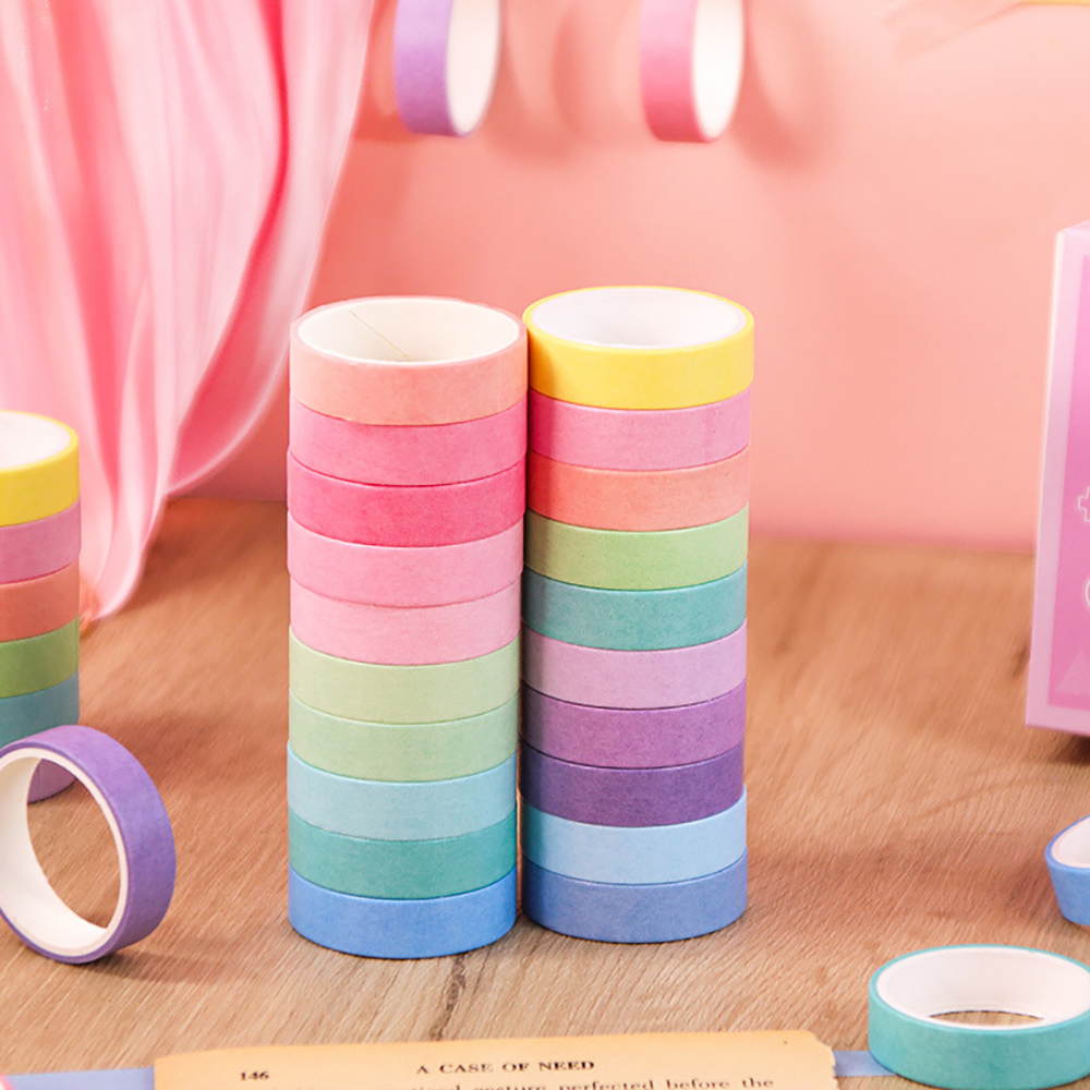 20 Rol Set Selotip Washi Selot - Washi Tape Set ulasan dan harga