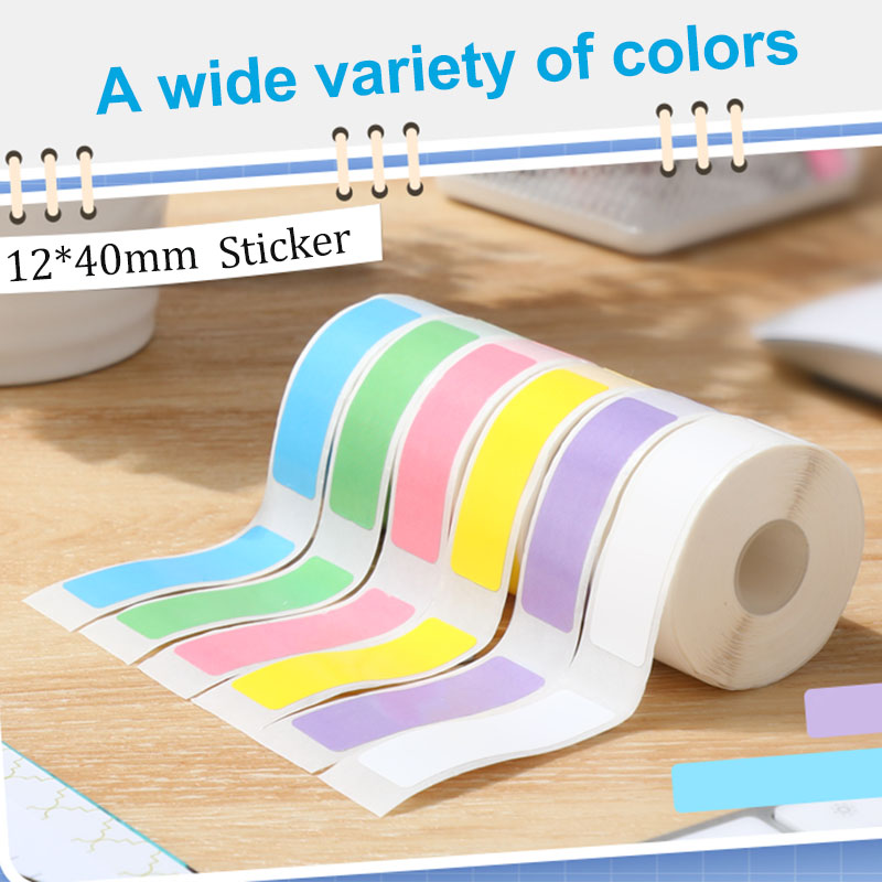 12*40Mm Stiker Termal Transpar - Label Printer Tape ulasan dan harga
