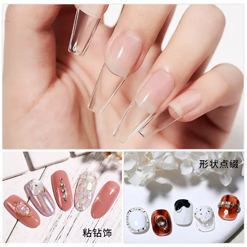 3pcs/set Ujung Kuku Solid Gel  - Glue Stick Pack ulasan dan harga