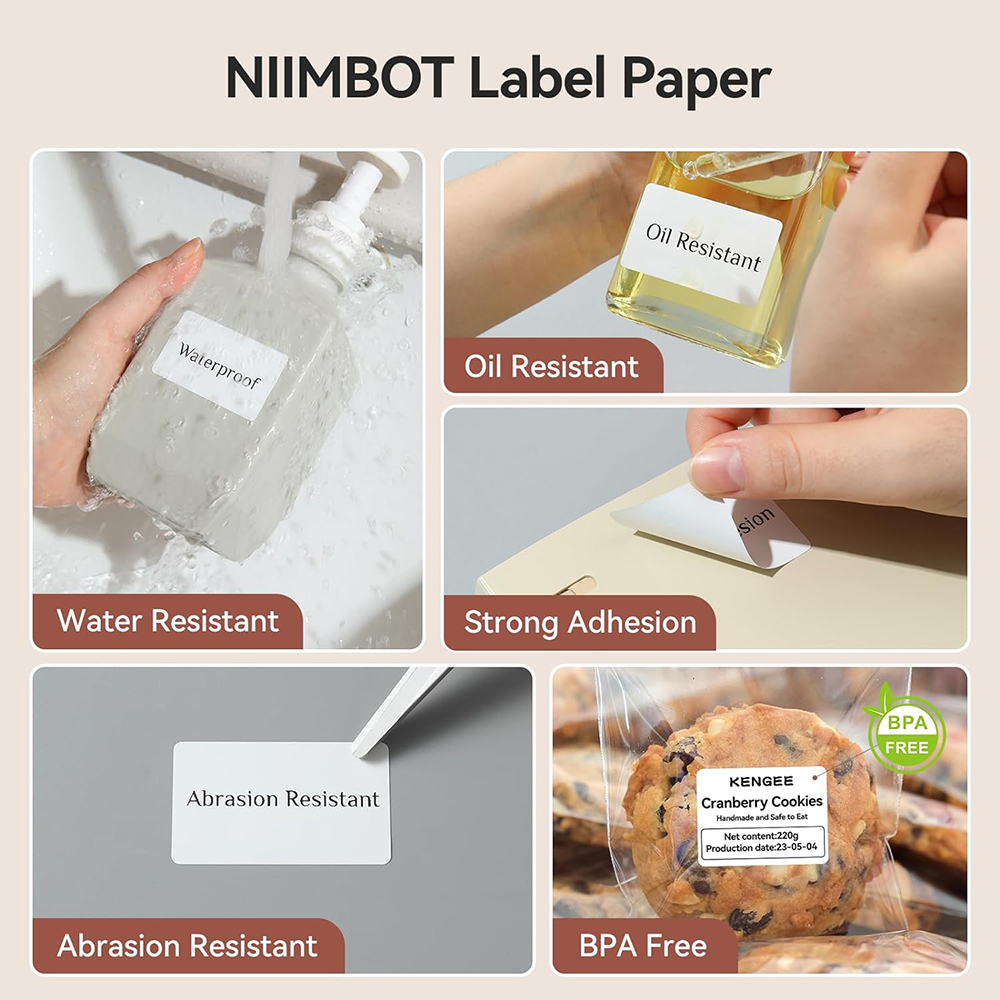 NIIMBOT Label termal untuk B1  - Label Printer Tape ulasan dan harga