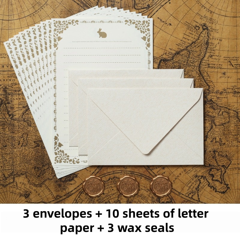 16 Buah Amplop Linen Antik Set - Letter Envelope Kraft ulasan dan harga
