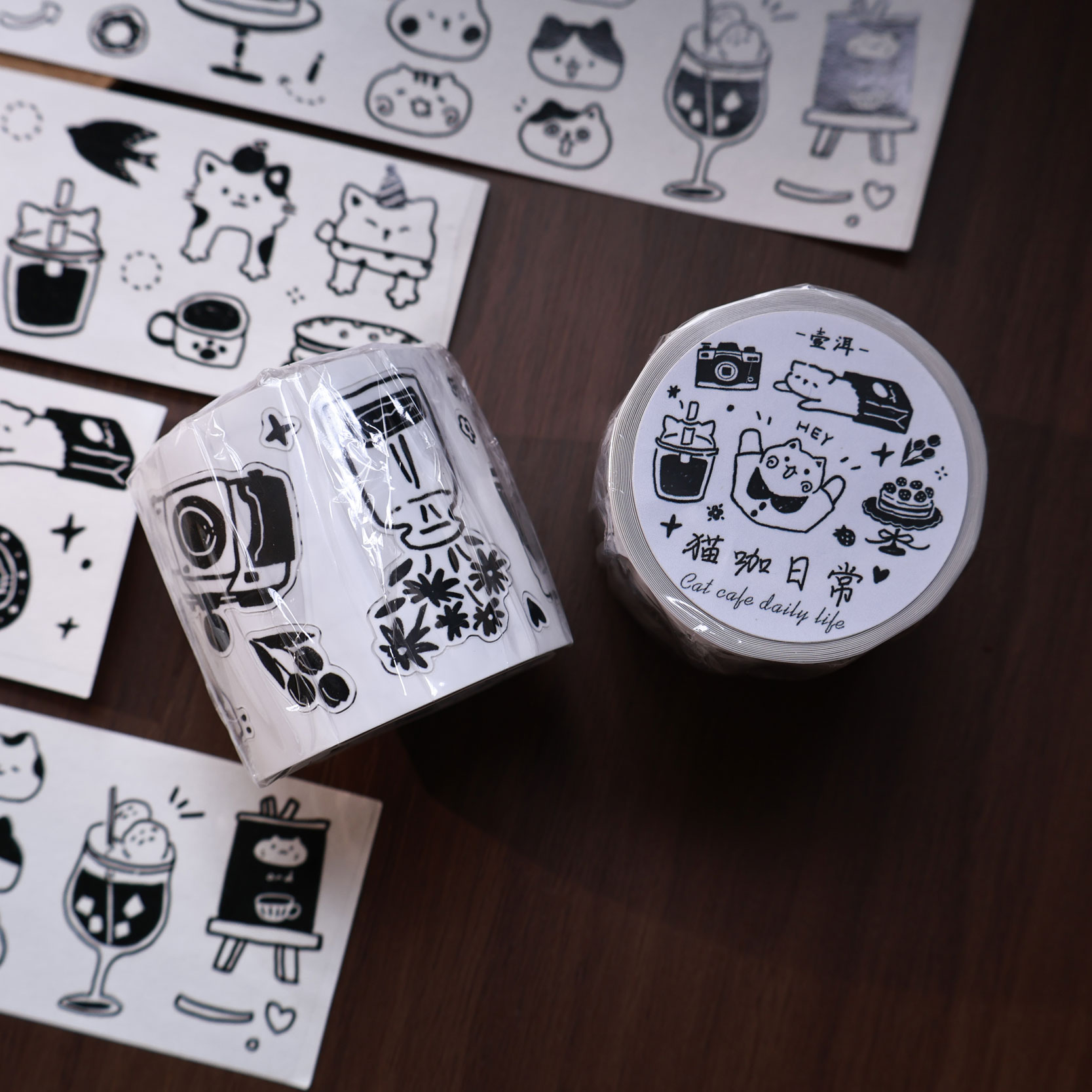 YiEr Studio Vintage Harian Kuc - Washi Tape Set ulasan dan harga