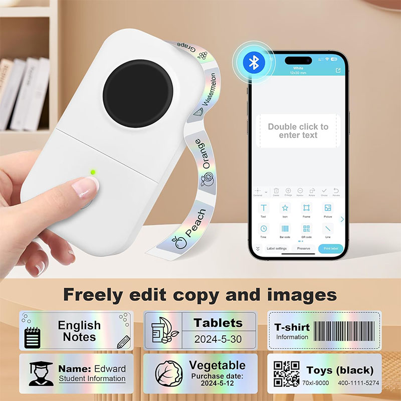 P15 Stiker Printer Label 12*40 - Label Printer Tape ulasan dan harga