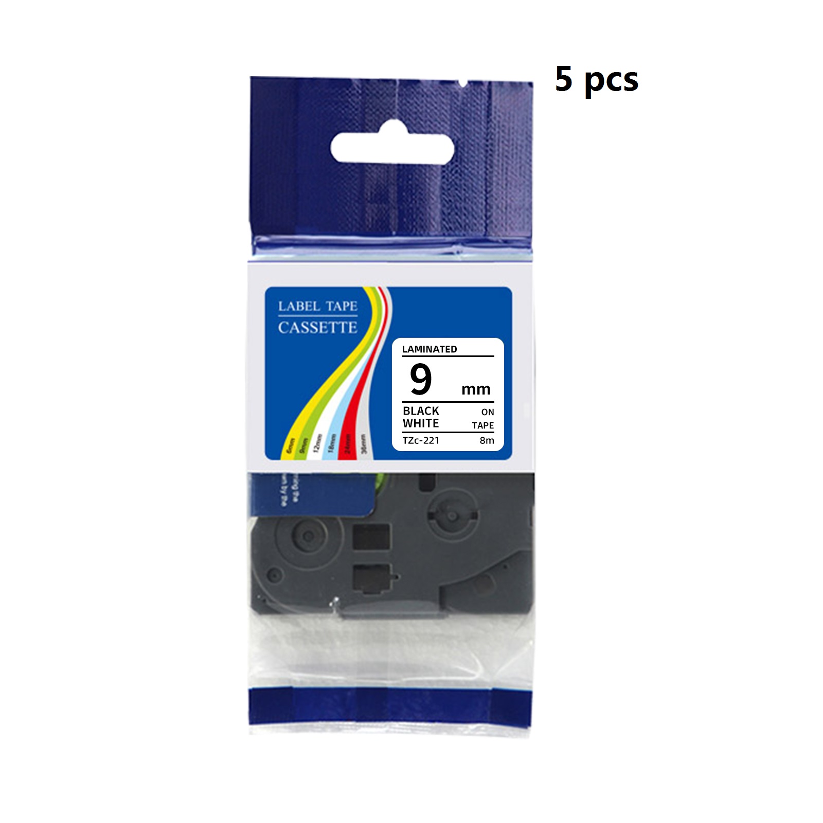 5 Pcs Pita Label Laminasi Brot - Label Printer Tape ulasan dan harga
