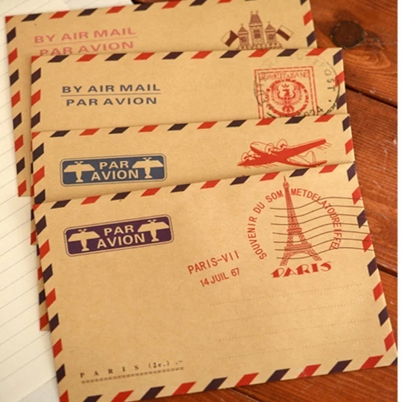 10 buah 9.7*7.5cm Retro popule - Letter Envelope Kraft ulasan dan harga