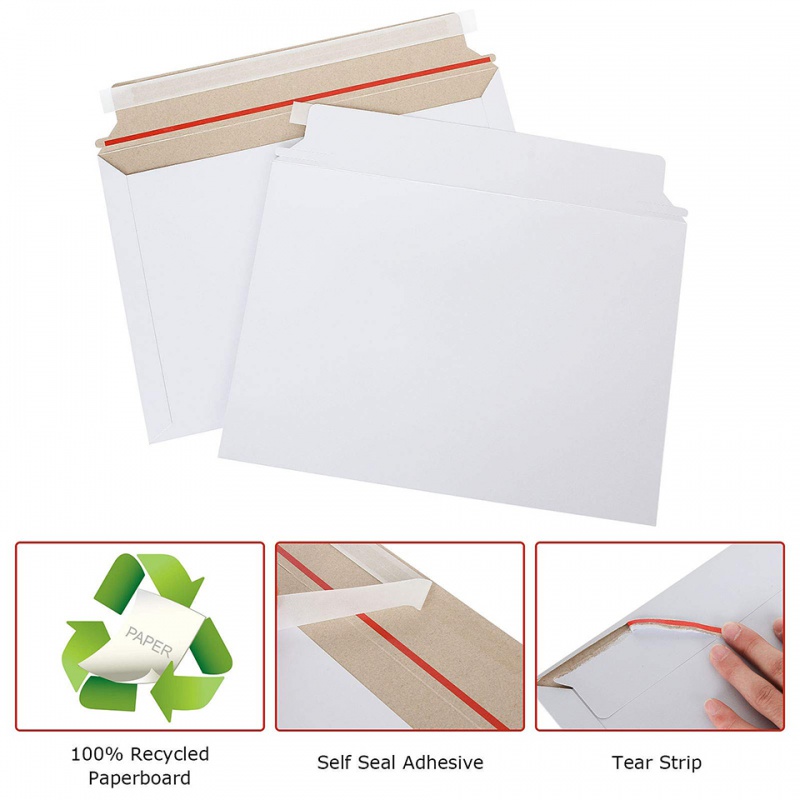 25Pcs Amplop Kaku Putih untuk  - Letter Envelope Kraft ulasan dan harga