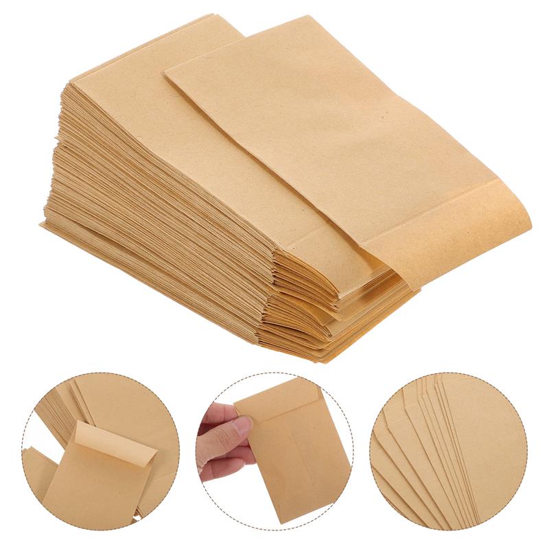 100 Buah Amplop Biji Kraft Kec - Letter Envelope Kraft ulasan dan harga