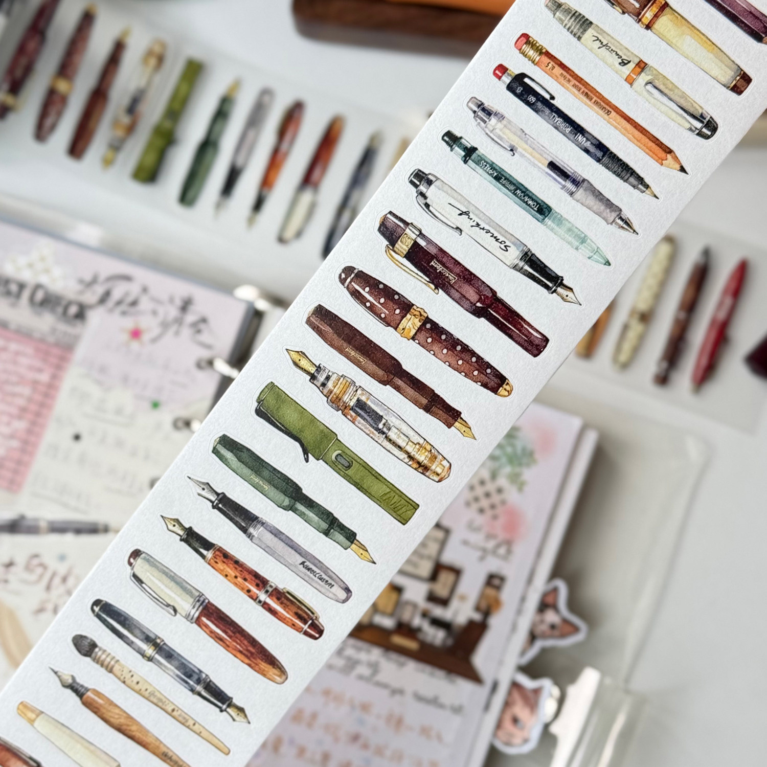 DengDeng Studio Koleksi Pena V - Washi Tape Set ulasan dan harga