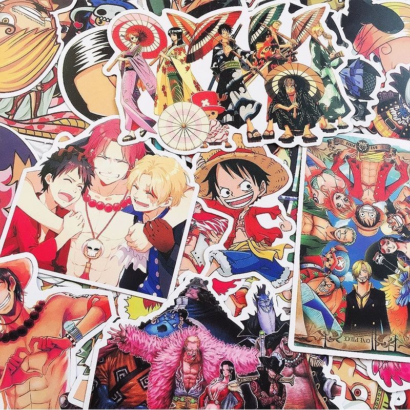 120 Buah Stiker One Piece Lucu - Memo Pad Sticky ulasan dan harga