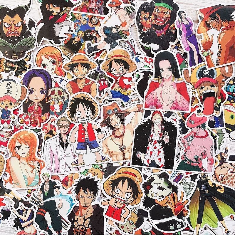 120 Buah Stiker One Piece Lucu - Memo Pad Sticky ulasan dan harga