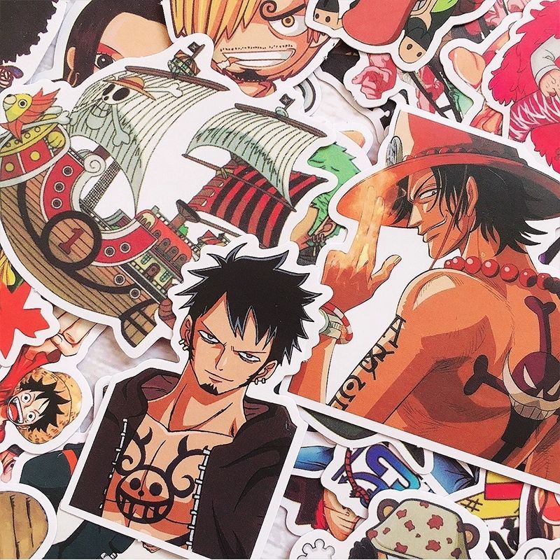 120 Buah Stiker One Piece Lucu - Memo Pad Sticky ulasan dan harga