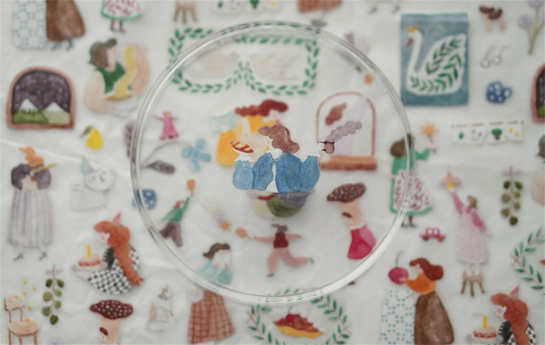 1 Lingkaran Ivy Snow Vintage A - Washi Tape Set ulasan dan harga