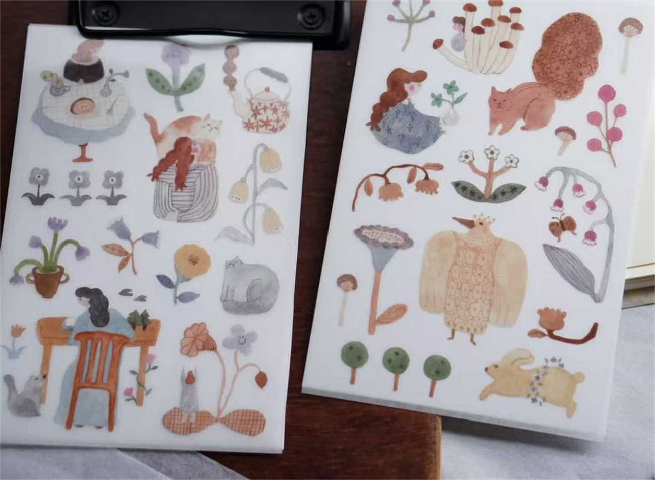 1 Lingkaran Ivy Snow Vintage A - Washi Tape Set ulasan dan harga