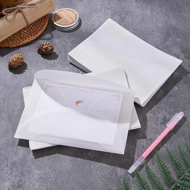 50 Buah/Lot Amplop Tembus Pand - Letter Envelope Kraft ulasan dan harga