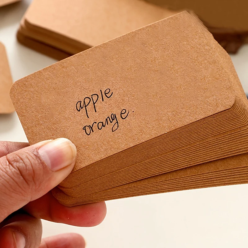 100 Buah Kartu Ucapan Kosong K - Letter Envelope Kraft ulasan dan harga