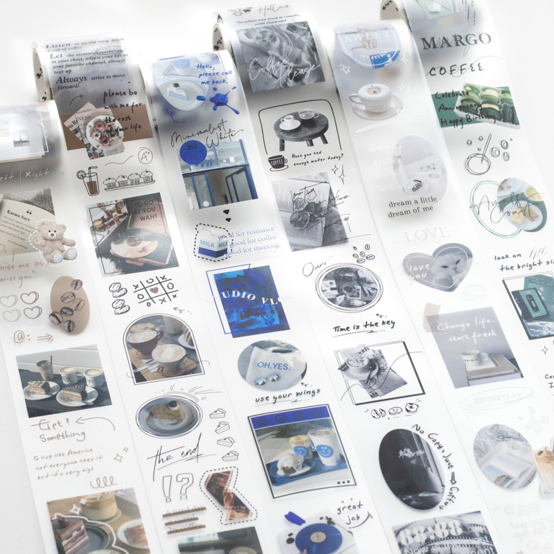 6 gaya 50mm * 200cm puisi untu - Label Printer Tape ulasan dan harga