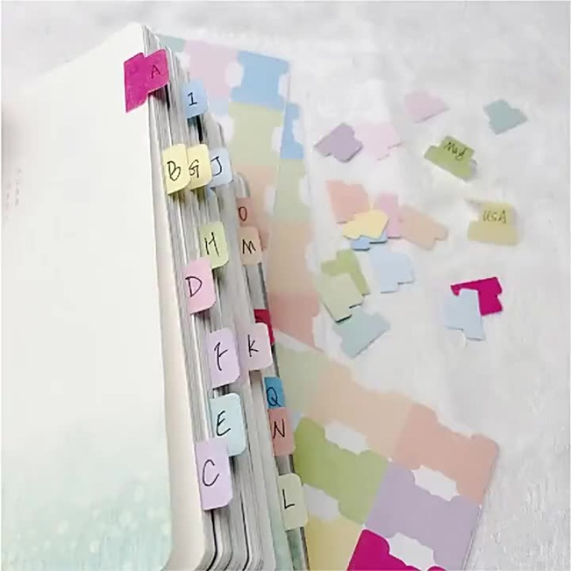 Tab Indeks Perekat Warna-Warni - Index Tab Divider ulasan dan harga