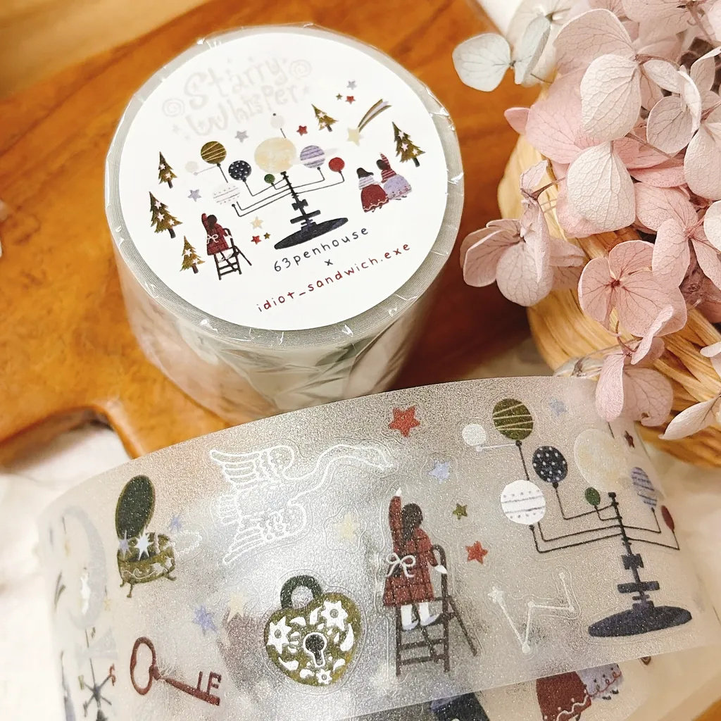 63penhouse Vintage Starry Whis - Washi Tape Set ulasan dan harga